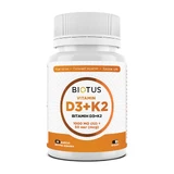Вітамін D3+К2, D3+K2, Biotus, 1000 МО/50 мкг, 60 капсул