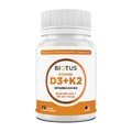 Вітамін D3+К2, D3+K2, Biotus, 1000 МО/50 мкг, 60 капсул