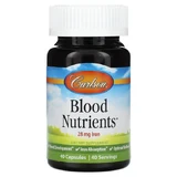 Комплекс для серця та сосудів, Blood Nutrients, Carlson, 40 капсул