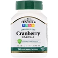 Екстракт журавлини, Cranberry, 21st Century, стандартизований, 60 капсул