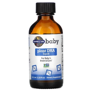 Рослинна ДГК для дітей, Baby Plant DHA, Garden of Life, рідка, 37.5 мл