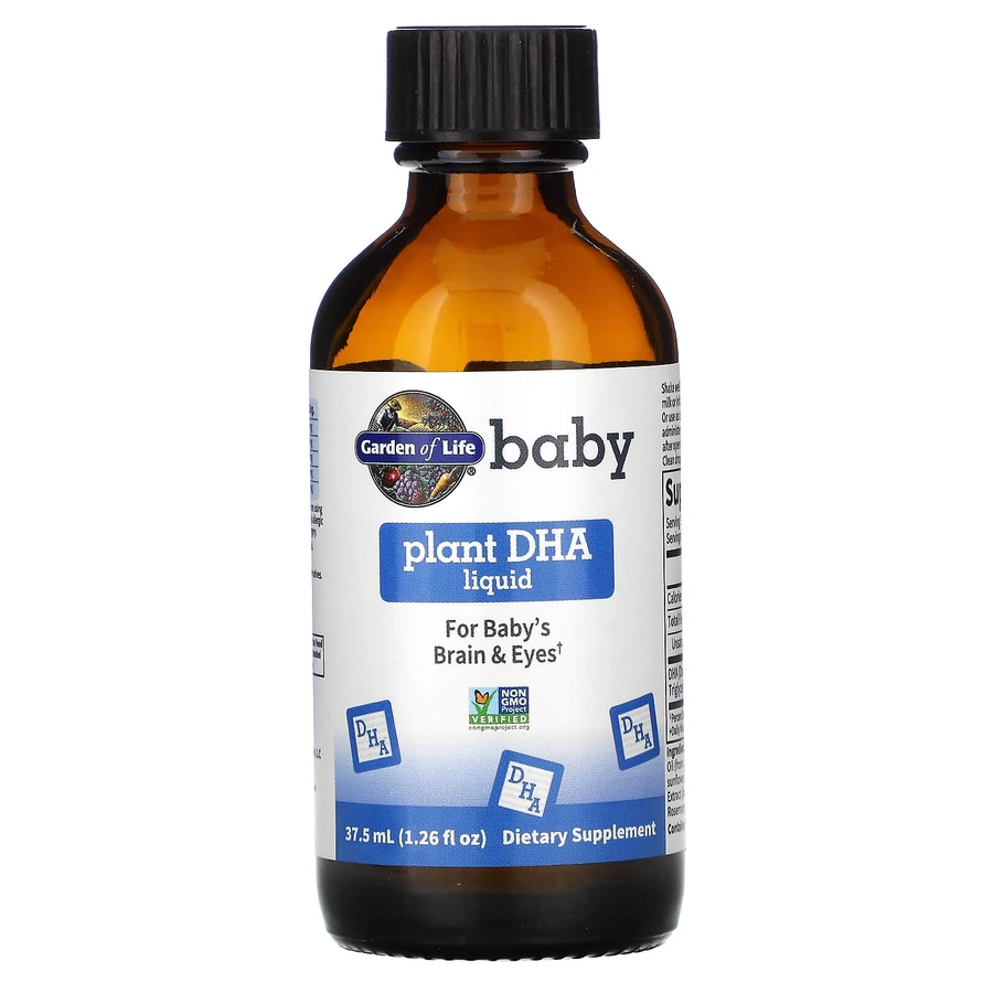 Рослинна ДГК для дітей, Baby Plant DHA, Garden of Life, рідка, 37.5 мл: цены и характеристики