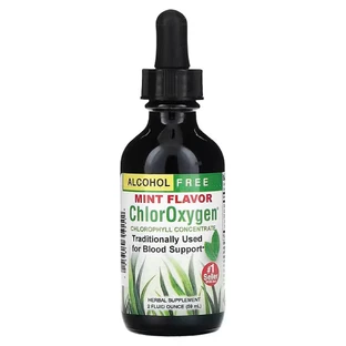 Концентрат хлорофілу, без спирту, ChlorOxygen, Herbs Etc., смак м'яти, 59 мл
