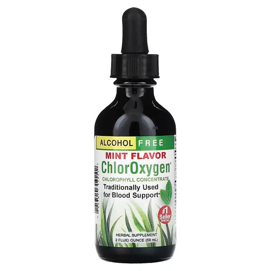 Концентрат хлорофилла, без спирту, ChlorOxygen, Herbs Etc., вкус мяти, 59 мл: цены и характеристики