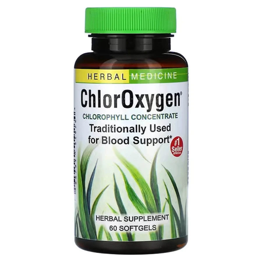 Хлороффил концентрат, ChlorOxygen, Herbs Etc., 60 капсул: цены и характеристики