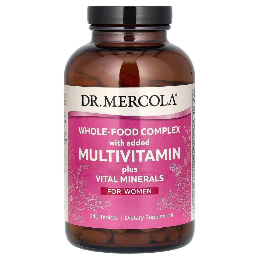 МультиВитамины для женщин, Multivitamin Plus Vital Minerals, Dr. Mercola, 240 таблеток: цены и характеристики