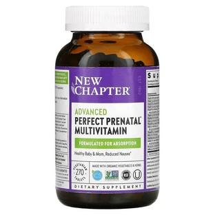 Вітаміни для вагітних, Prenatal Multivitamin, New Chapter, 270 таблеток