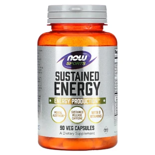 Энергетическая формула, Sustained Energy, NOW Foods, 90 вегетарианских капсул