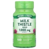 Розторопша, Milk Thistle Seed Extract, Nature's Truth, екстракт насіння, 1000 мг, 100 швидкодіючих капсул