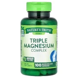 Магній, Triple Magnesium Complex, Nature's Truth, потрійний комплекс, 100 капсул швидкого вивільнення