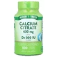 Кальций цитрат плюс D3, Calcium Citrate Plus D3, Nature's Truth, 100 каплет