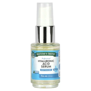 Сыроватка для лица с гиалуроновой кислотой, Hyaluronic Acid Serum, Nature's Truth, без запаха, 30 мл