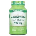 Магній, Magnesium, Nature's Truth, екстра сила, 400 мг, 72 гелевих капсул швидкого вивільнення
