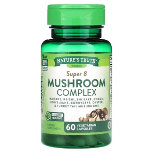 Грибной комплекс, Super 8 Mushroom Complex, Nature's Truth, 60 вегетарианских капсул