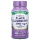 Чорная бузина, Sambucus Black Elderberry, Nature's Truth, 2000 мг, 100 капсул быстрого освобождения (1000 мг на капсулу)
