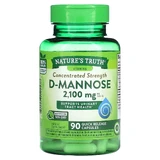 D-манноза, D-Mannose, Nature's Truth, концентрована сила, 2100 мг, 90 капсул швидкого вивільнення (700 мг у капсулі)