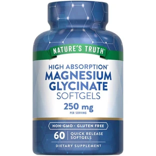 Магний глицинат, Nature's Truth, 60 капсул