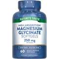 Магній гліцинат, Nature's Truth, 60 капсул