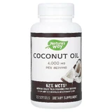 Кокосовое масло, Coconut Oil, Nature's Way, 1000 мг, 120 капсул