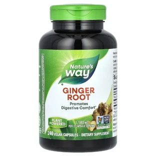 Корень имбиря (Ginger Root), Nature's Way, 550 мг, 240 капсул