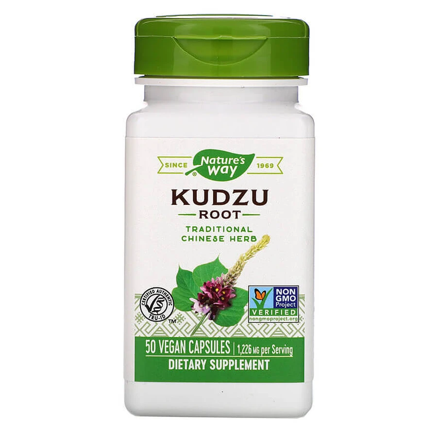 Кудзу, Kudzu, Nature's Way, корень, 1226 мг, 50 капсул: цены и характеристики