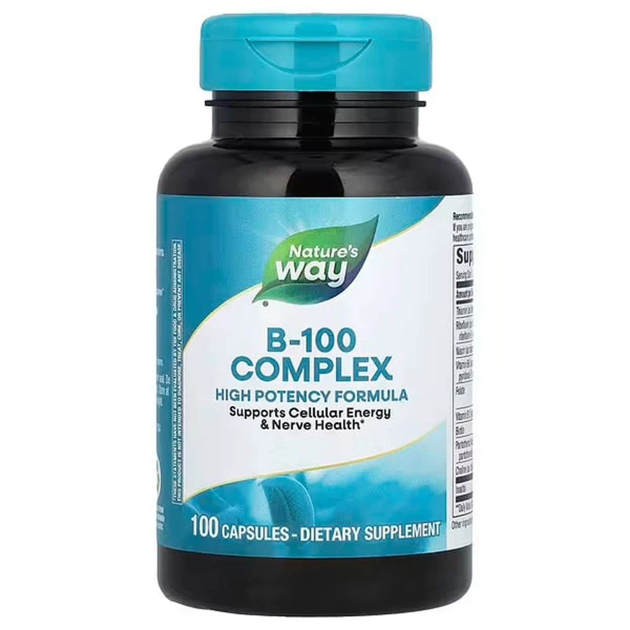Комплекс B-100, B-100 Complex, Nature's Way, 100 капсул: ціни та характеристики