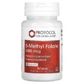 Метилфолат, 5-Methyl Folate, Protocol for Life Balance, 1000 мкг, 90 веганских таблеток