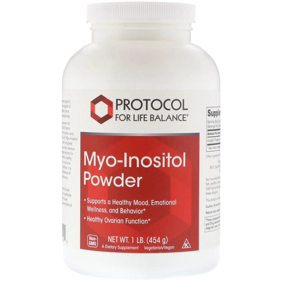 Мио-инозытол, Myo-Inositol Powder, Protocol for Life Balance, 454 г: цены и характеристики