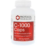 Витамин C с биофлаваноидами и рутином, Vitamin C with Bioflavonoids &amp; Rutin, Protocol for Life Balance, 120 капсул