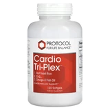 Красний рис, Омега-3 и коэнзим Q10, Кардио-Триплекс, Cardio Tri-Plex, Protocol for Life Balance, 120 гелевих капсул