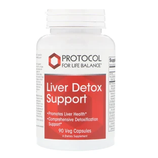 Засіб для виведення токсинів, Liver Detox Support, Protocol for Life Balance, 90 вегетаріанських капсул