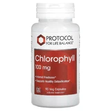 Хлорофилл, Chlorophyll, Protocol for Life Balance, 100 мг, 90 вегетарианских капсул