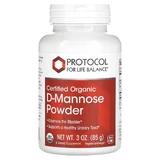 D-манноза, D-Mannose, Protocol for Life Balance, сертифікований органічний порошок, 85 г