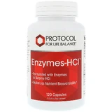 Ферменты бетаин гидрохлорида, Enzymes-HCI, Protocol for Life Balance, 120 капсул