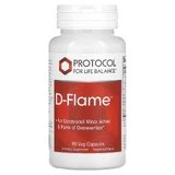 Підтримка здоров'я суглобів та зниження періодичного болю, D-Flame, Protocol for Life Balance, 90 рослинних капсул