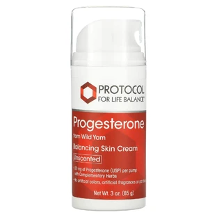 Натуральний прогестерон, ліпосомальний крем для шкіри, Liposomal Skin Cream, Protocol for Life Balance, 85 г