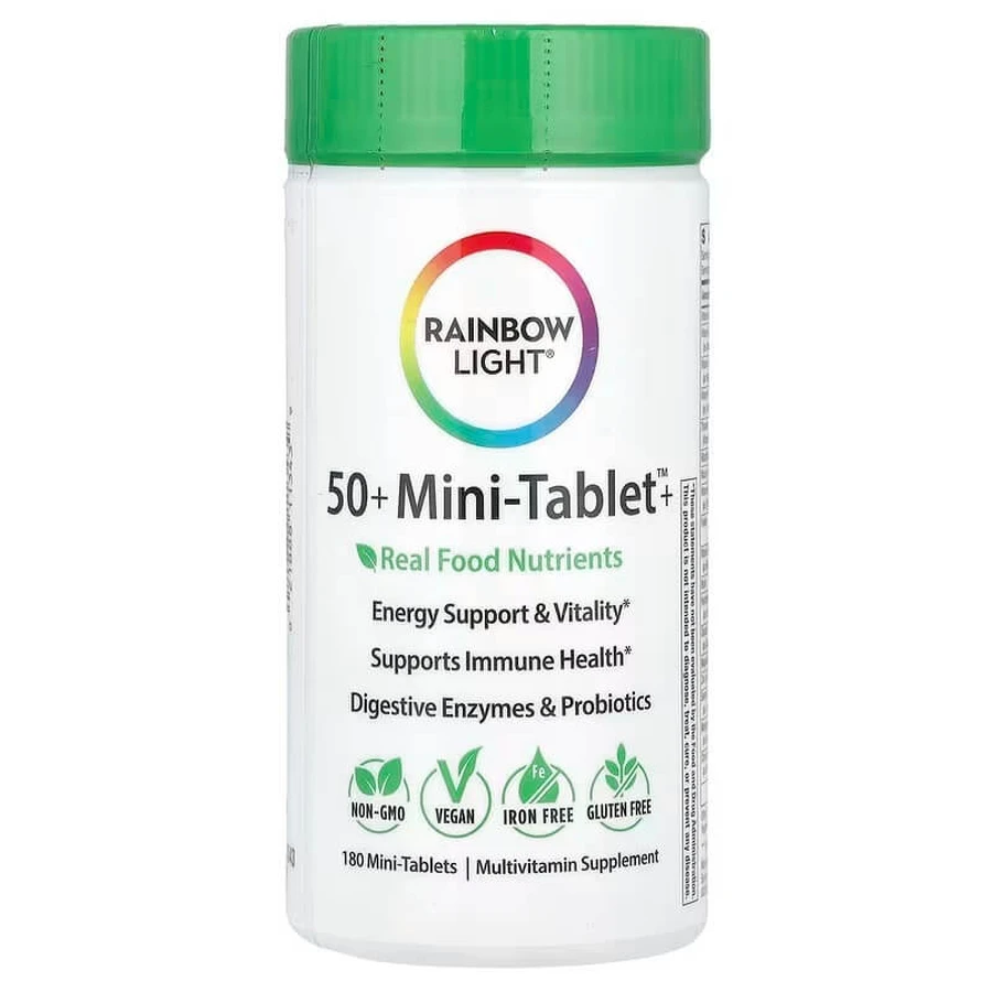 Комплекс Витаминов, Rainbow Light, 50+, 180 таблеток: цены и характеристики
