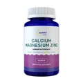Кальций, магний, цинк, Calcium, Magnesium, Zinc, Sunny Caps, 60 капсул
