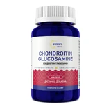 Хондроитин и глюкозамин, Chondroitin та Glucosamine Powerful, Sunny Caps, 60 капсул