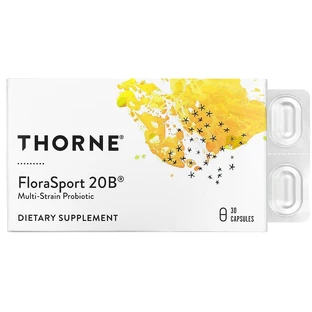 Пробиотик, FloraSport 20В, Thorne, 30 капсул