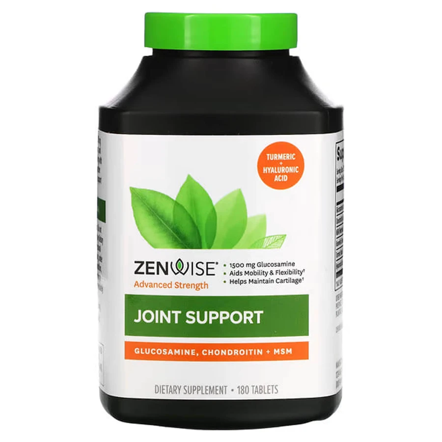 Підтримка суглобів, Joint Support, Zenwise Health, підвищена сила, 180 таблеток: ціни та характеристики