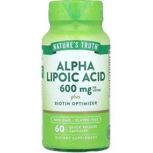 Альфа-ліпоєва кислота, Alpha Lipoic Acid, Vitamins, Nature's Truth, 60 капсул швидкого вивільнення