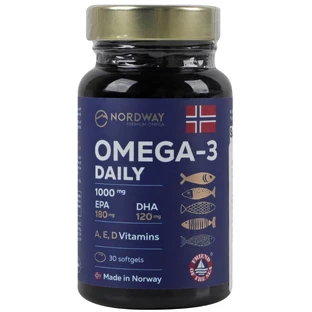 Омега 3 Дейлі Nordway Omega-3 Daily 1000 мг, 30 капсул