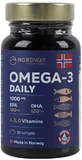 Омега 3 Дейли Nordway Omega-3 Daily 1000 мг, 30 капсул