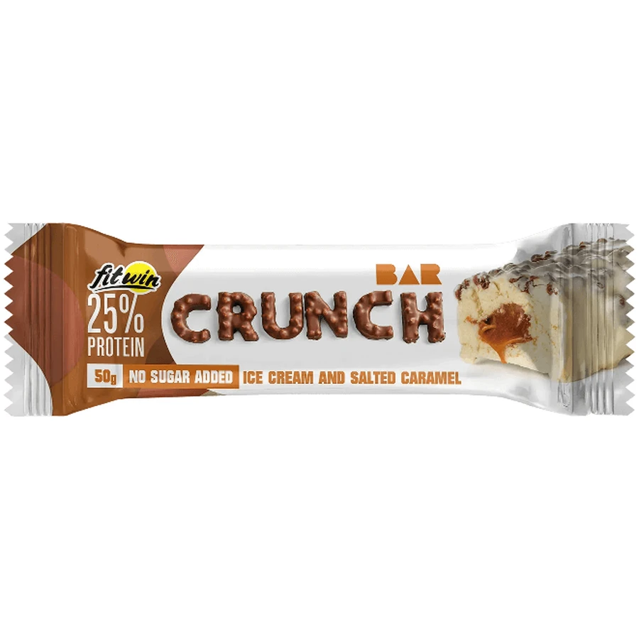 Батончик FitWin Crunch Bar Мороженое и соленая карамель, 50 г: цены и характеристики