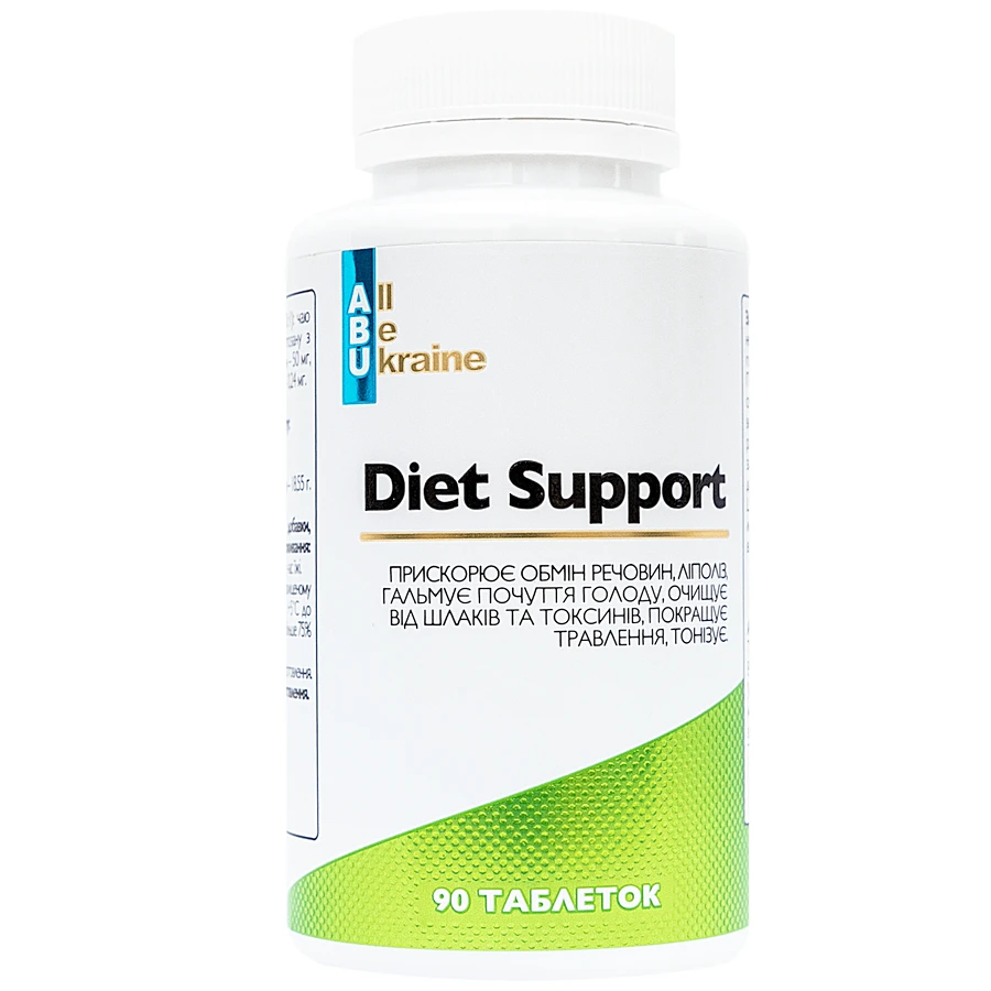 Похудение и коррекция фигуры ABU Diet Support, 90 таблеток: цены и характеристики
