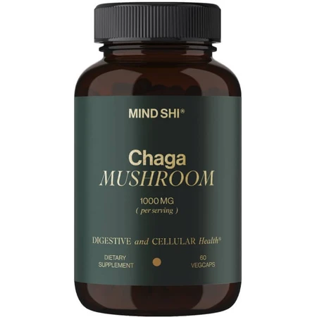 Чага Mind Shi Chaga Mushroom 1000 мг капсули, №60: ціни та характеристики