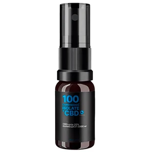 CBD олія Isolate 20%, 2000 мг, 60 доз, 10 мл, мандарин