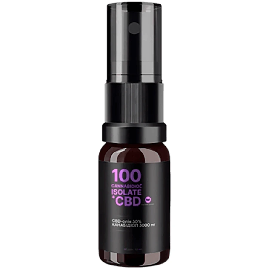CBD олія Іsolate 30%, 3000 мг, 60 доз, 10 мл, натуральний смак: ціни та характеристики