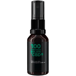 CBD масло Isolate 10%, 2000 мг, 120 доз, 20 мл, мята